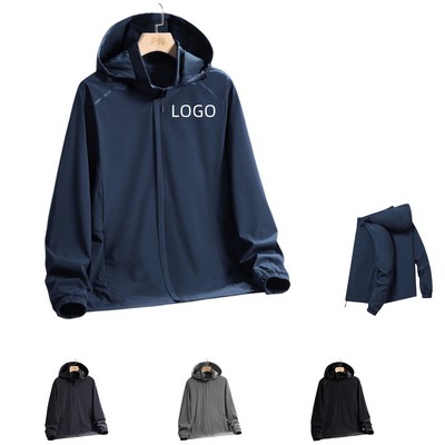 Hooded Windproof Jacket