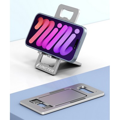 Portable Card Shape Aluminum Alloy Bottle Opener Phone Stand Phone Holder