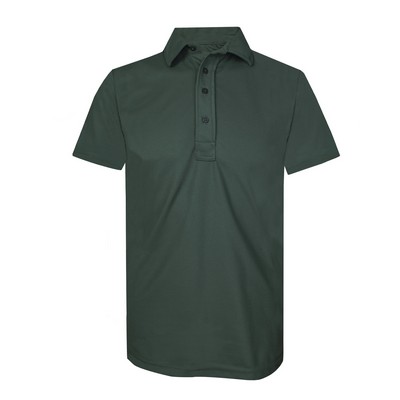 LAZZAR Men's Breathable Micro Pique Polo Shirts