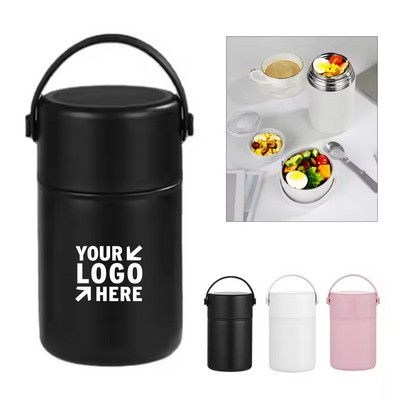 35 Oz. Stainless Steel Vacuum Thermal Lunch Box