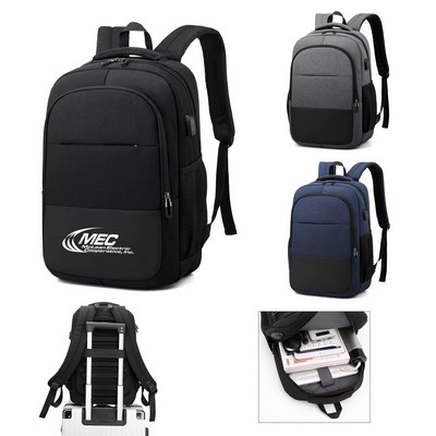 17 Inch Laptop Backpack With USB Port