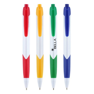 Plastic Press Ballpoint Pen