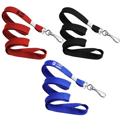 Nylon Badge Silkscreen Lanyards