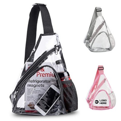 Transparent Shoulder Crossbody Backpack