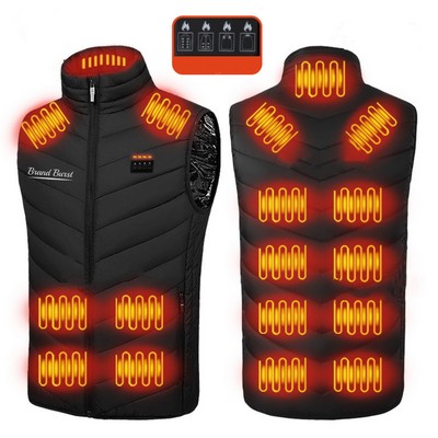 Down Heated Jacket 17 Areas