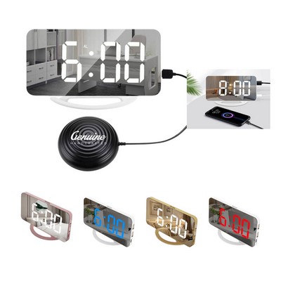 Led Mirror Display Digital Alarm Clock