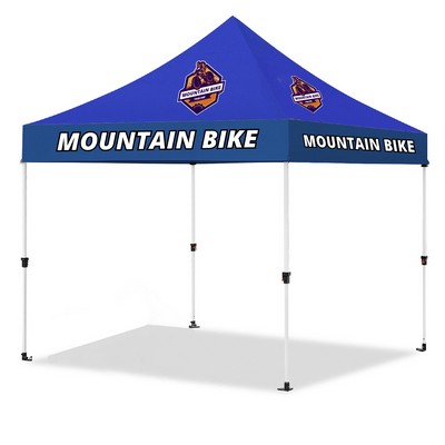 10' x 10' Steel Frame Pop-Up Tent Kit ( Dye Sublimation Canopy)