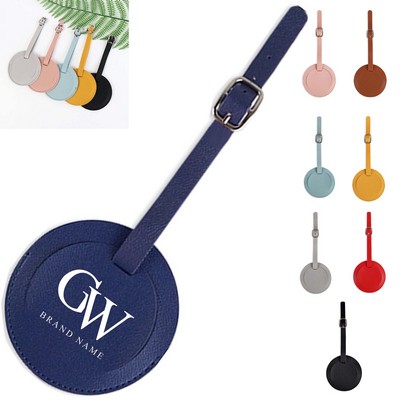 PU Leather Luggage Tag