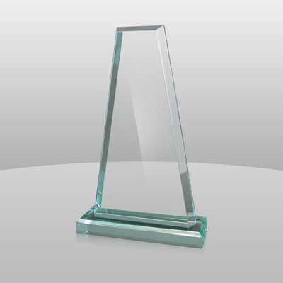 Jade Green Obelisk Award (9 3/4"x6"x2")