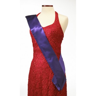 Purple Pageant Sash