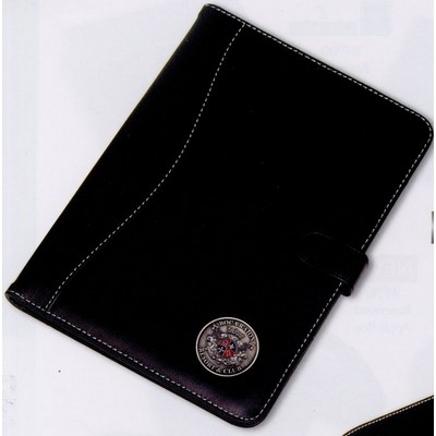 Leatherette Padfolio w/ Snap Closure