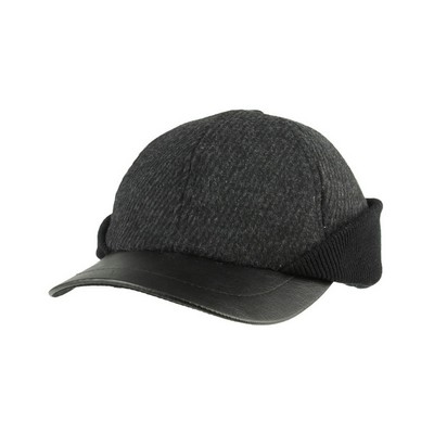 Men's Wool Cap w/ Warmer Flap