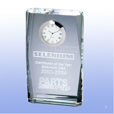 Beveled Clock Plaque (Screened)