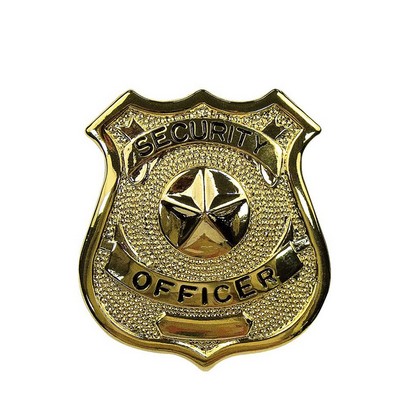 Gold Security Officer Badge