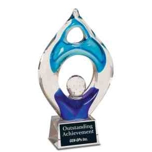 8½" Tall Art Glass Award