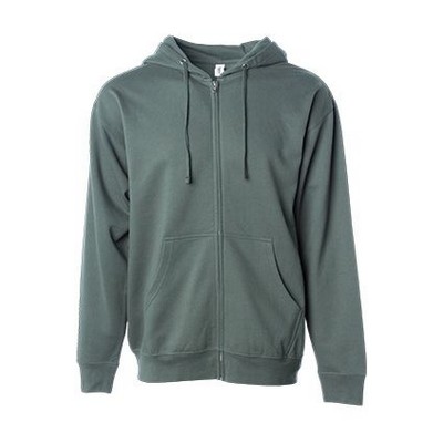 Independent Trading Co.® Adult Mid-Weight Full-Zip Hooded Sweatshirt