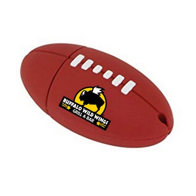 128 MB Football Flash Drive