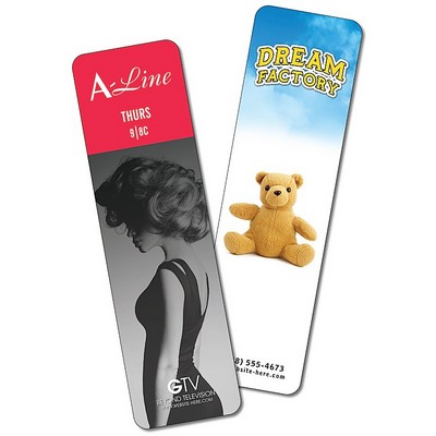 Plastic Bookmark - 2x7 Laminated - 14 pt.