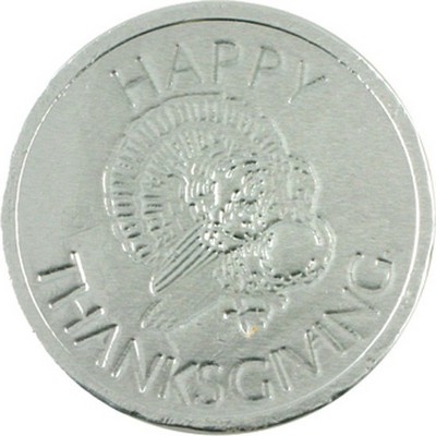 Happy Thanksgiving Chocolate Coin