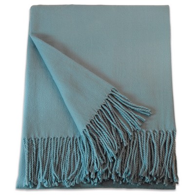 Cornflower Blue Acrylic Throw Blanket