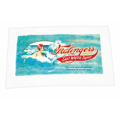 35" x 60", 15 lb., Mid-Weight Velour Beach Towel (Screen Print)