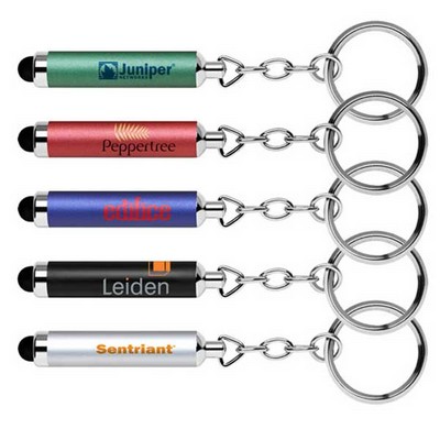 Soft Touch Stylus Key Chain