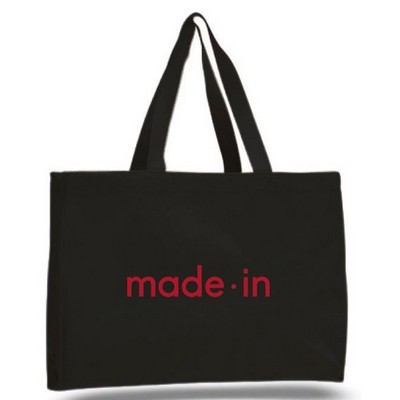 Canvas Gusset Tote Bag