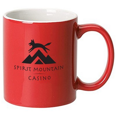 11 Oz. Colored C-Handle Mug