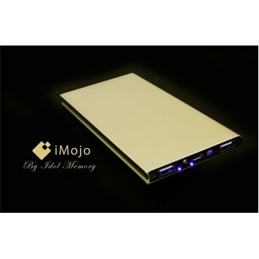 iMojo Gold Battery Pack/ Charger/ Powerbank/ Flash Light, 8000 mAh