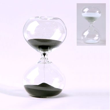 60 Minutes Short Modern Glass Sand Timer