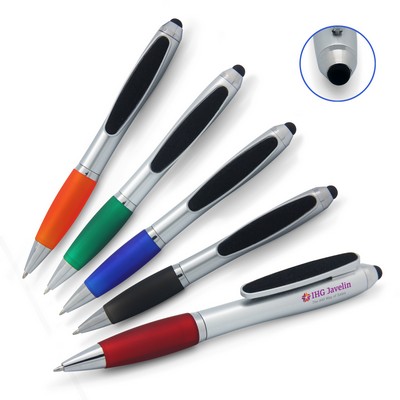 3-in-1 Stylus Ball Point Pen & Screen Cleaner