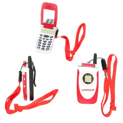 Cellphone Shape Mirror Calculator-RED