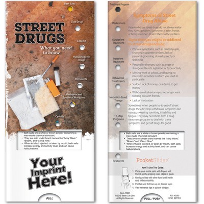 Pocket Slider - Street Drugs: What you need to know