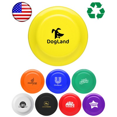 USA Made - Frisbee - 9 inch Round Flying Disc - Solid Colors