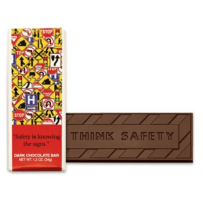 Safety Is Knowing the Signs Chocolate Bar