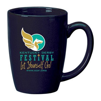 14 Oz. Cobalt Blue Houston Endeavor Customized Mug