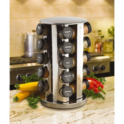 Kamenstein® 20-Jar Revolving Spice Tower w/5 Year Spice Refill