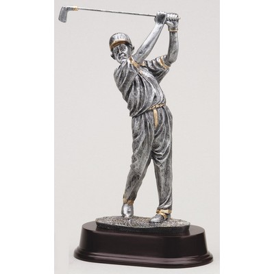 Resin Male Golfer Statue