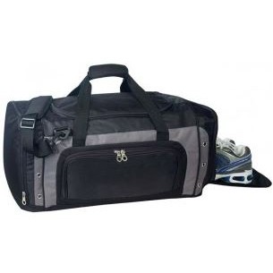 Deluxe Poly Duffel Bag with Shoe Storage