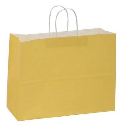 Matte Tinted White Kraft Vogue Paper Shopping Bag (16"x6"x12")