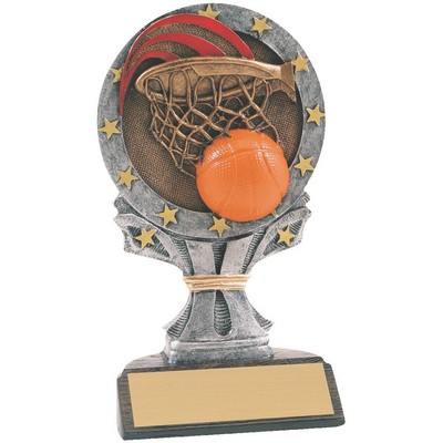 6 1/4" Basketball All Star Resin