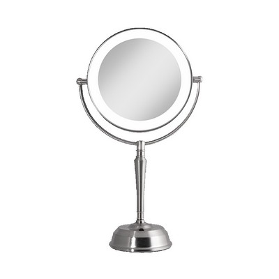 Zadro LED Lighted Vanity Mirror with Rechargeable Battery & USB Port 10X/1X