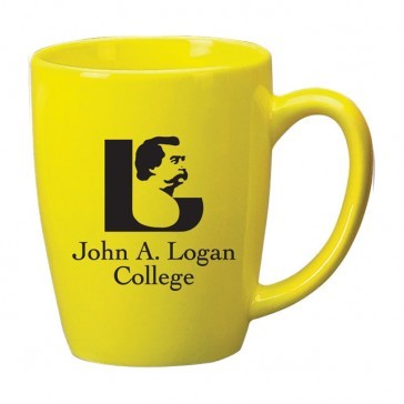 14 Oz. Yellow Vitrified Endeavor Coffee Mug