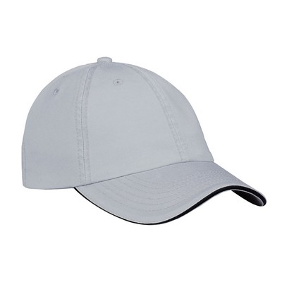 Port & Company® Washed Twill Sandwich Bill Cap