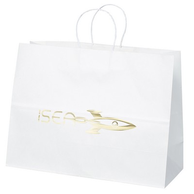 Vogue - White Shopper - Foil Print