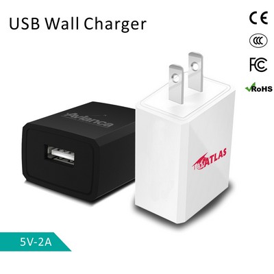 2.1A Mini Portable USB Wall Charger AC Adapter