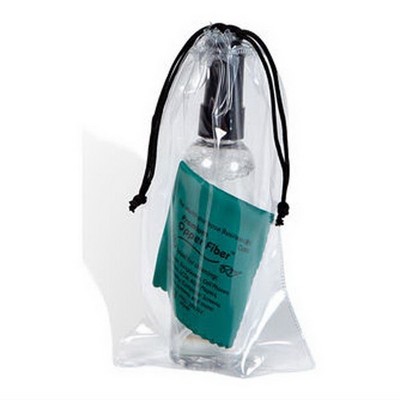 Ultra Opper Fiber® Clear Cleaner Kit In Drawstring Bag (4 Fl. Oz. Bottle)