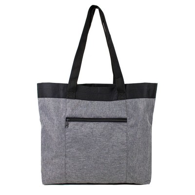 Heather Gray Open Tote