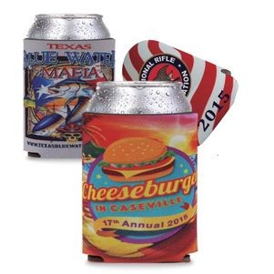 Full Color Can Cooler Beverage Holder