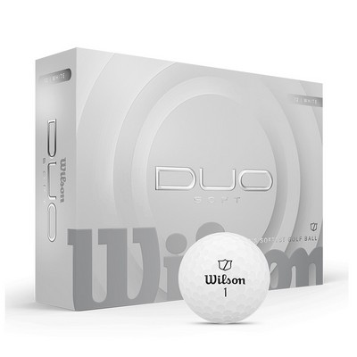 Wilson® Duo Soft Golf Balls White 2025 (Dozen)